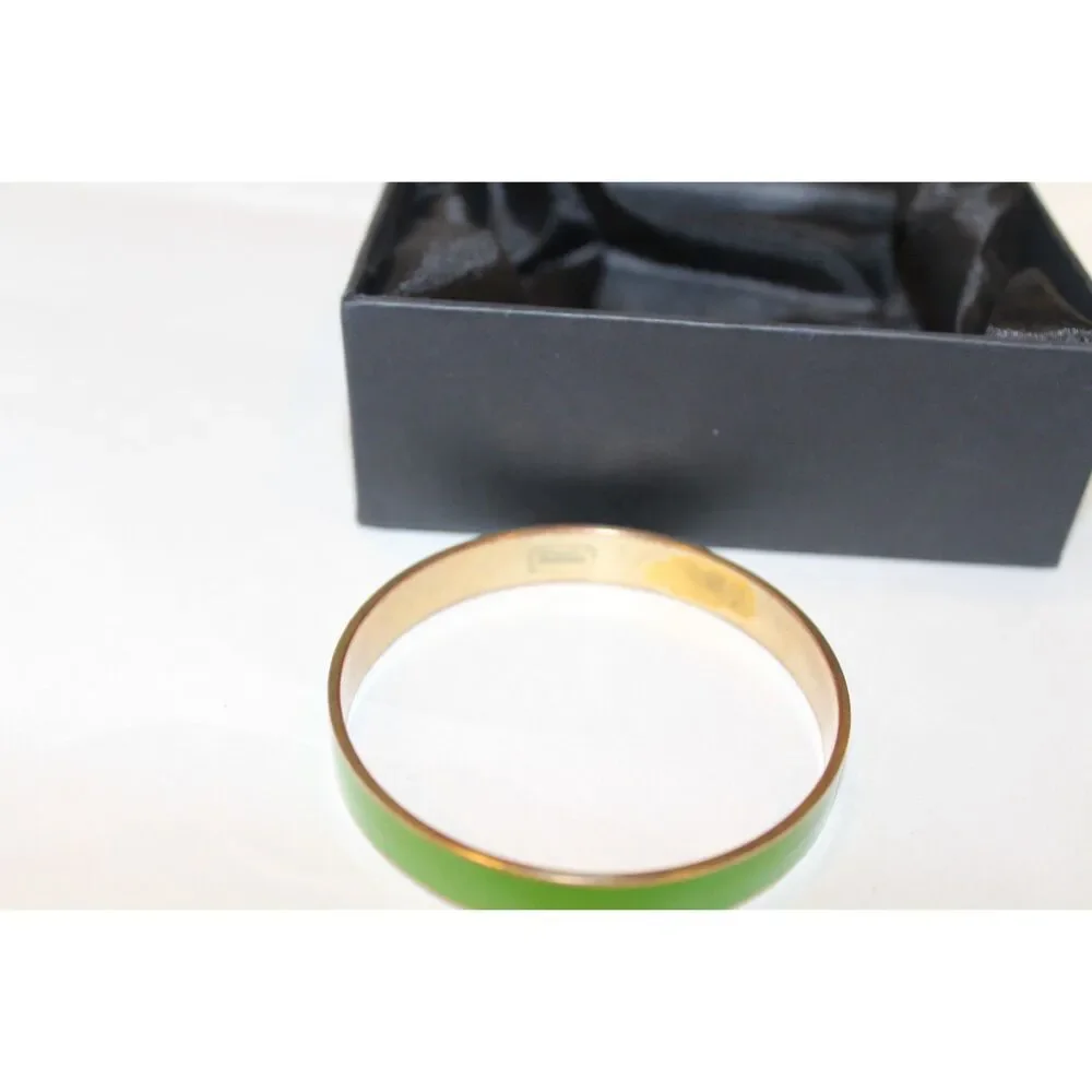 Kate Spade Green/Gold: "Grass is Always Greener" Bangle Bracelet - Picture 4 of 6